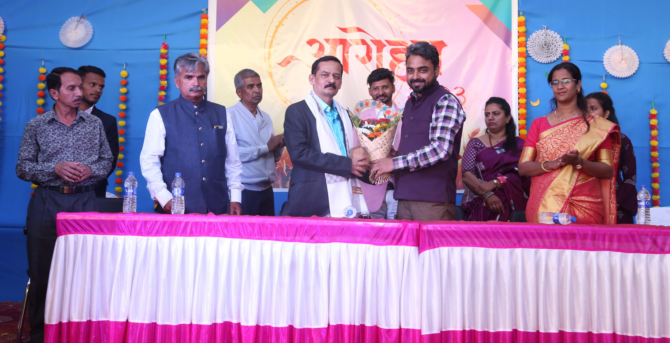 Dr. Vijaykumar Mane (Founder and Chairman of Modern Homeopathy) was Felicitated at Dr. J.J. Magdum Homeopathic Medical College, Jaysingpur.